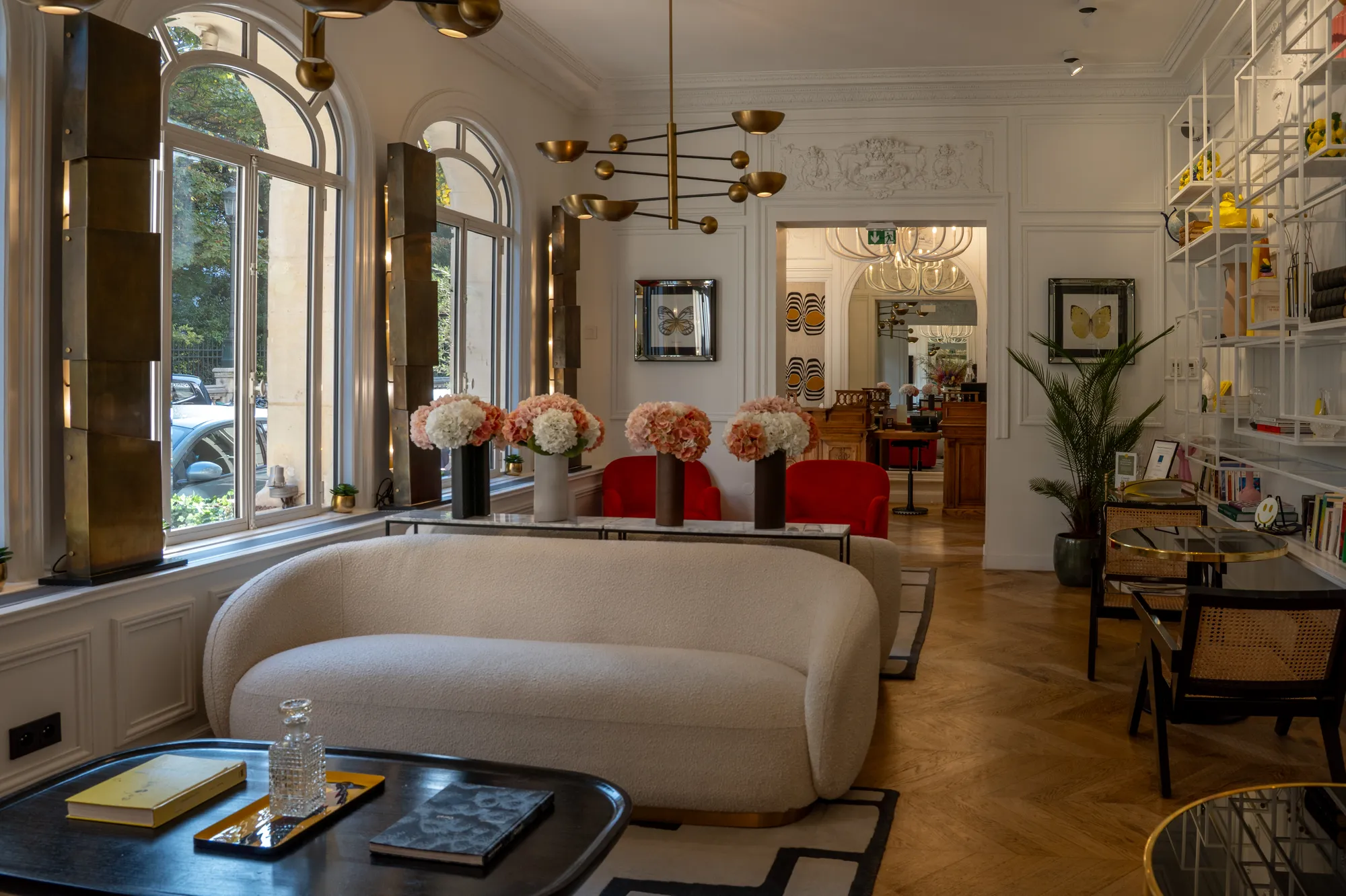 Intérieur d’hôtel raffiné à Paris
